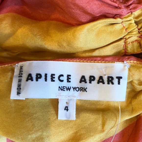 NWOt APiece Apart Silk Maxi Halter Dress Sz 4 - Picture 12 of 13